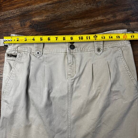 Converse one star FIT3 khaki skirt size 8 pleated front - Picture 4 of 9